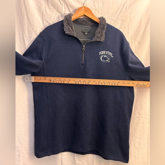 Champion Penn State Nittany 1/4 zip pullover sweater jumper men's L - Picture 6 of 6